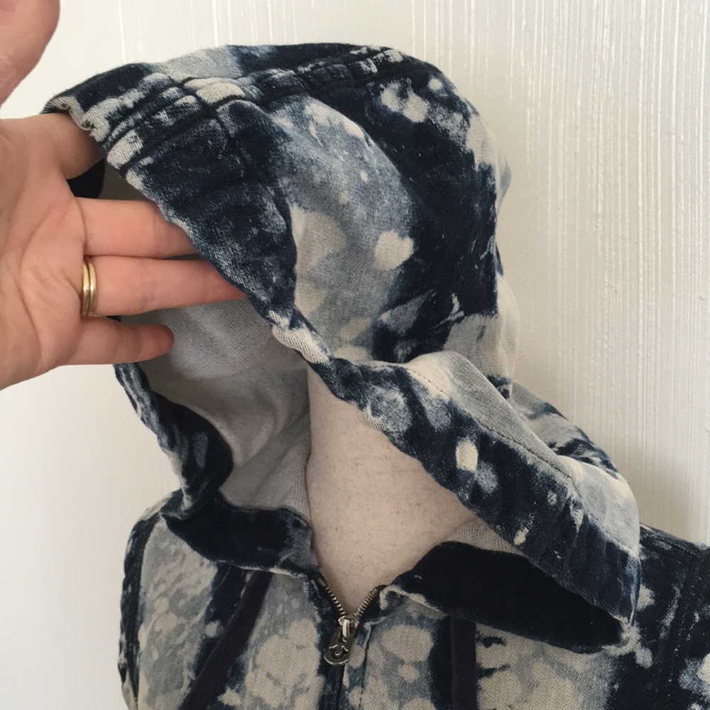 NEW True Religion Tie Dye hooded vest XS - Picture 3 of 11